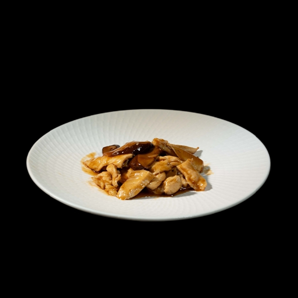 150.pollo bambu e funghi